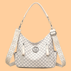 Retro Simple Printed Shoulder Messenger Bag
