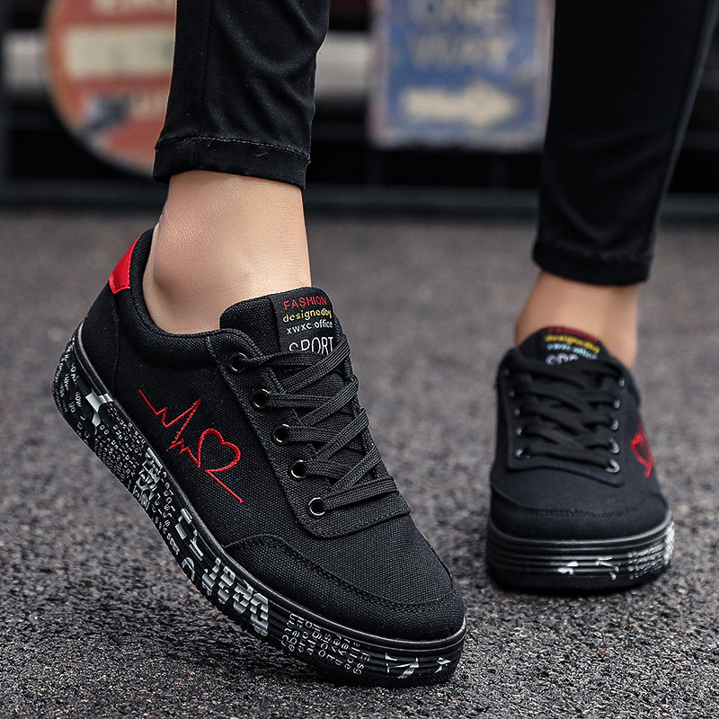 Stylish Lace-Up Platform Kicks