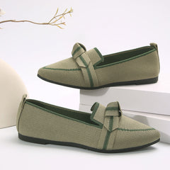 Stylish Point Toe Breathable Flats