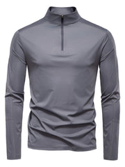 Men's Sun Protection Long Sleeve Half-Zip T-Shirt