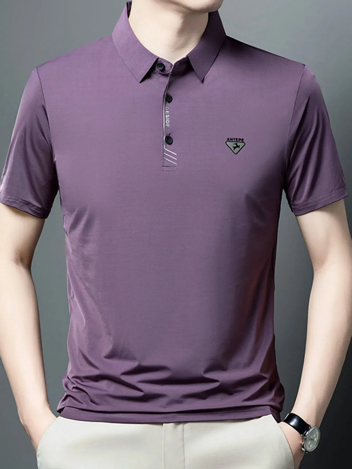Men's Plus Size Classic Collared Polo Shirt â€?Short Sleeve