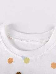 Children's Polka Dot Long Sleeve Tulle Dress