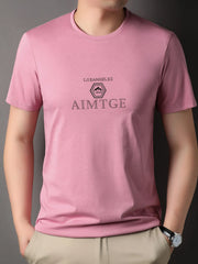 Men's Plus Size Crew Neck Short Sleeve Tee