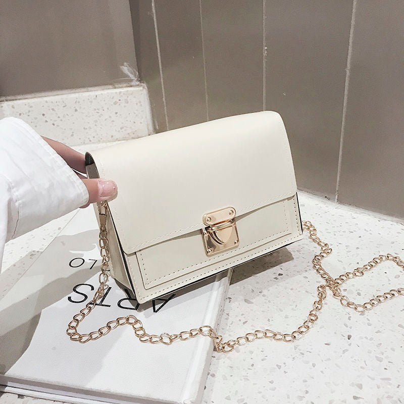 Women's messenger shoulder chain small square handbag