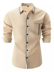 Men's Extended Size Button Down Shirt â€?Long Sleeve Comfort Fit