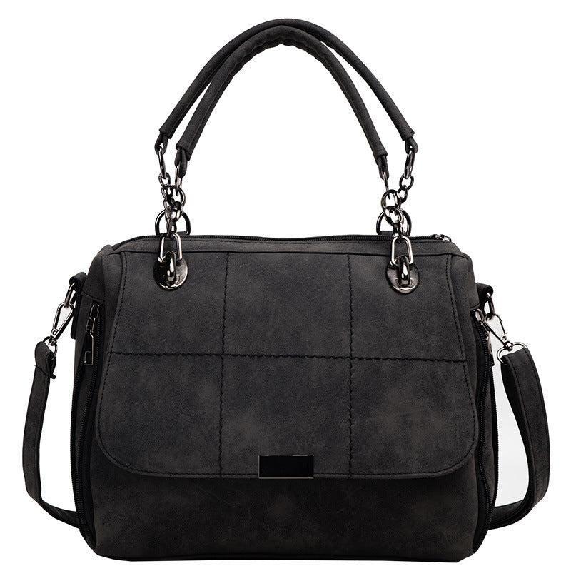 Matte Finish Women's Large Capacity Shoulder Bag