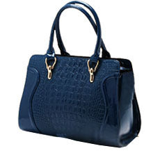 New Women's European And American Crocodile Skin Handbag