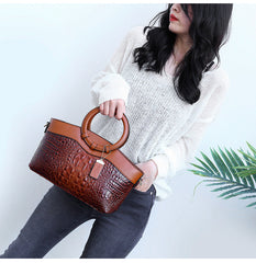 European And American Style Fashion Stone Pattern Ring One-Shoulder Diagonal Bag