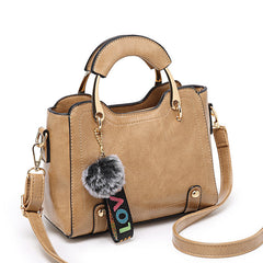 Women Vintage PU Polyester Handbag