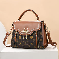 Fashion Printed Women's Portable Small Square Shoulder Bag