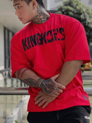 Men's Plus Size Round Neck Half Sleeve T-Shirt