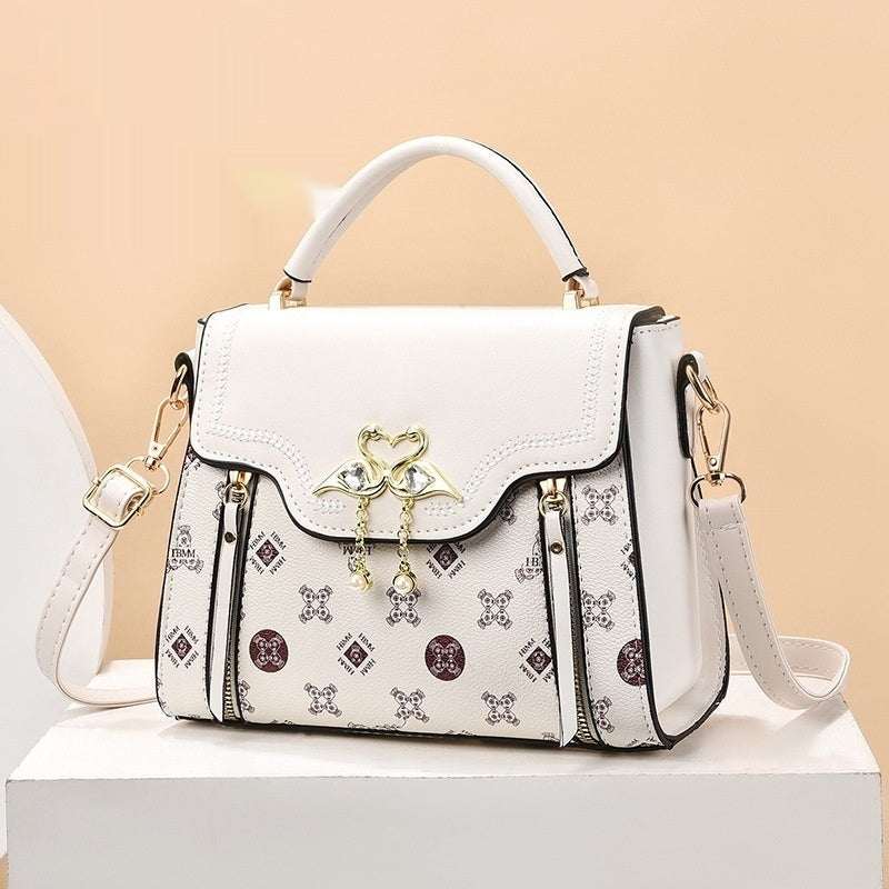 Fashion Printed Women's Portable Small Square Shoulder Bag