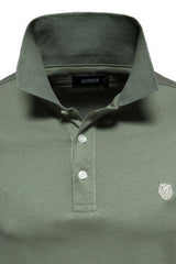 Men's Embroidered Collared Short Sleeve Polo
