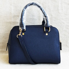 Leather shoulder messenger ladies handbag