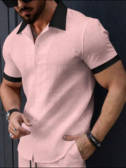 Men's Button Up Short Sleeve Shirt