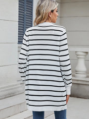 Women's Open Front Long Sleeve Knit Cardigan