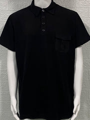 Men's Full Size Collared Neck Short Sleeve Polo Plus Size