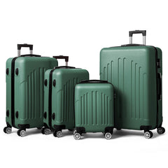 4-in-1 Vertical Striped Luggage Set- FREE USA SHIPPING