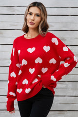Chic Long Sleeve Knit Sweater with Angel Wings