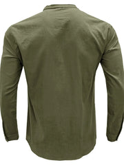 Men's Basic style Button Detail Polo