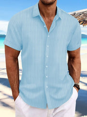 Men's Plus Size Short Sleeve Button-Down Shirt â€?Big and Tall Casual Fit
