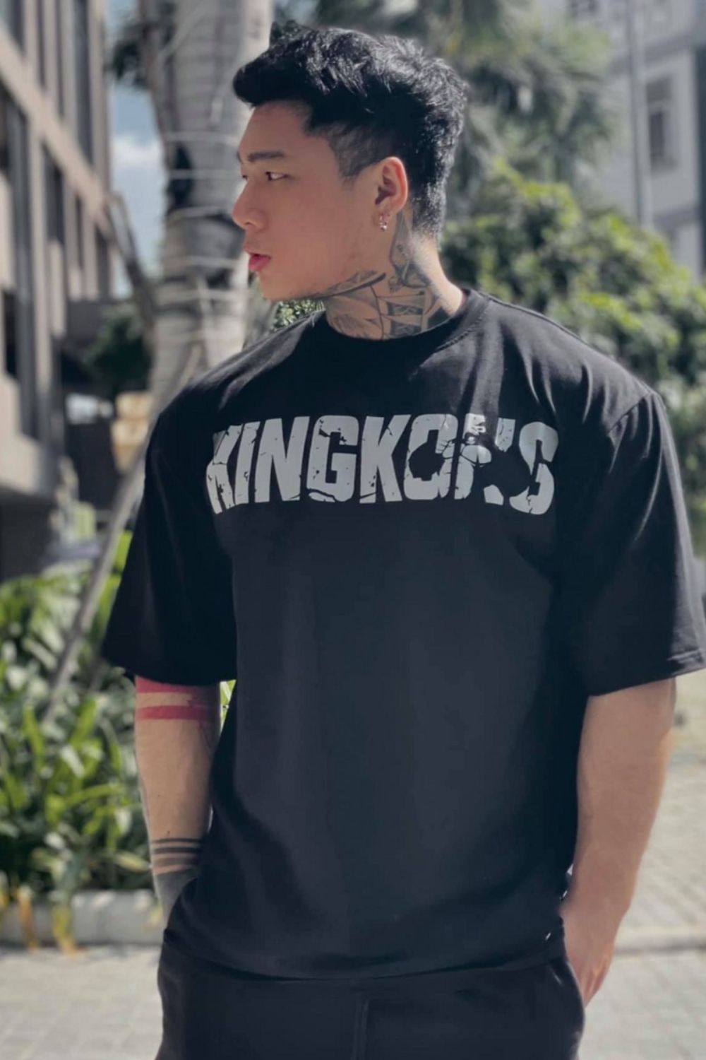 Men's Plus Size Round Neck Half Sleeve T-Shirt