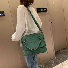 Matte Finish Women's Large Capacity Shoulder Bag