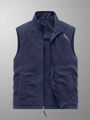 Men's Plus Size Zip Up Fleece Vest