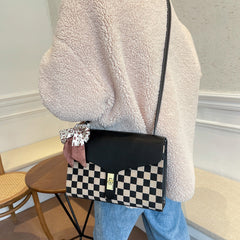Large-capacity Women's Plaid Fashion Shoulder Bag