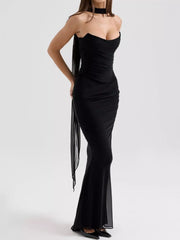 Tube Top and Maxi Skirt Set