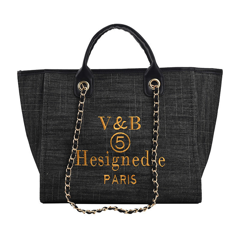 Women's Bag New European And American Bags Big Bag Shoulder Bag