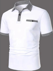 Plus Size Casual Polo Shirt for Men â€?Collared Design