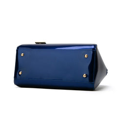 Patent Leather Shiny Fashion One-shoulder Diagonal Bag