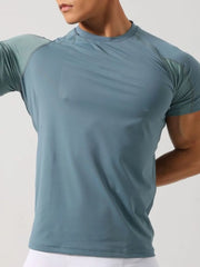 Fashion Men's Plus Size Round Neck Short Sleeve T-Shirt