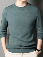 Men's Plus Size Textured Slim Fit Knit Top