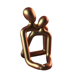 Loving Couple Resin Statue â€?Modern Home Decor Gift