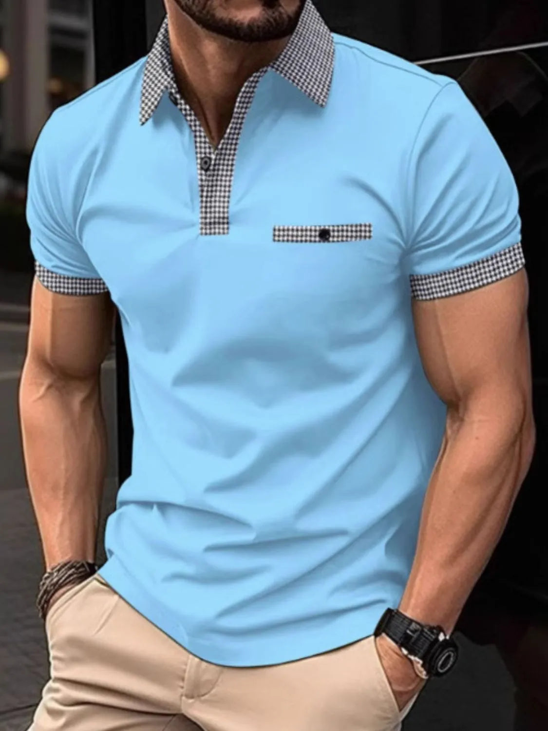 Men's Oversized Collared Polo Tee