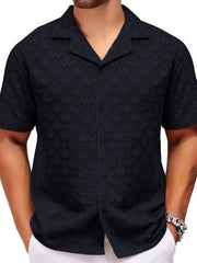 Classic Plus Size Button Down Shirt for Men