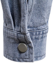 Men's Button Down Chest Pocket Denim Jacket