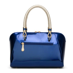 Patent Leather Shiny Fashion One-shoulder Diagonal Bag