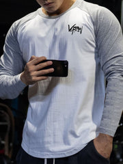 Casual Men's Plus Size Round Neck Long Sleeve T-Shirt