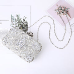 Women's European And American Style Party Bag With Diamonds