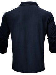 Men's Collared Neck Long Sleeve Polo