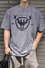 Men's Casual Plus Size Graphic T-Shirt