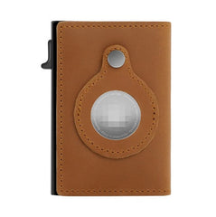 Rfid Card Holder Men Wallets Money Bag Male Black Short Purse Small Leather Slim Wallets Mini Wallets For Air Tag