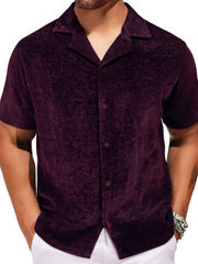 Easy Fit Big and Tall Button Shirt for Men