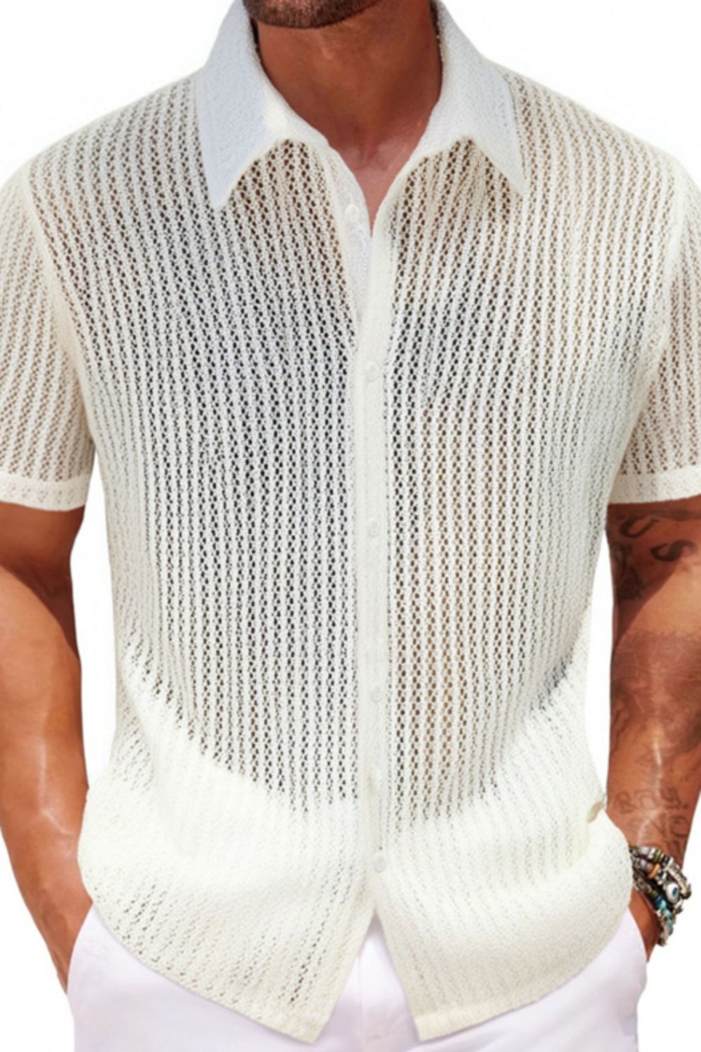 Men's Big and Tall Button Down Short Sleeve Shirt â€?Classic Fit Plus Size Casual Shirt