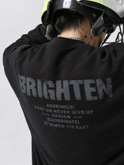Men's Letter Graphic Round Neck Long Sleeve Sweatshirt