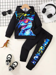 Children's Dinosaur Hoodie & Pants Set