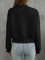 Casual Zip Up Long Sleeve Jacket